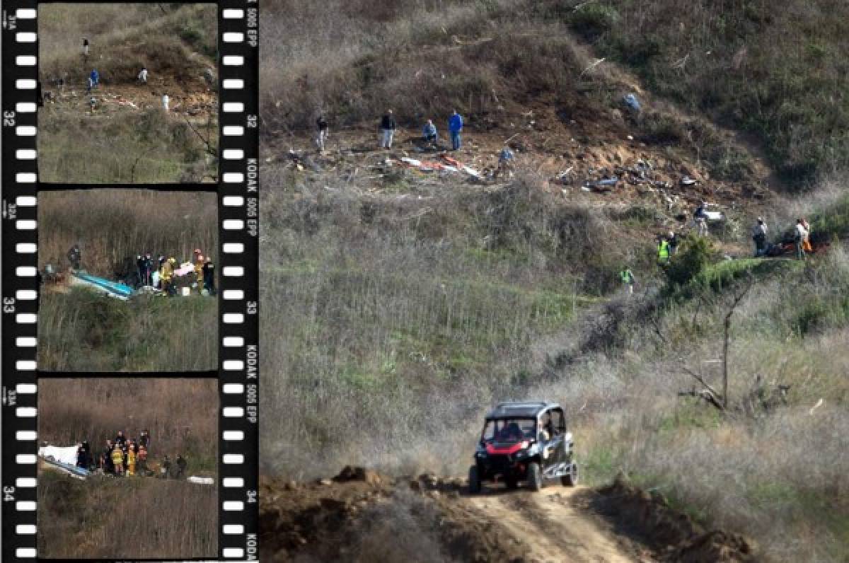 Kobe Bryant; Recuperan los primeros cuerpos en el lugar donde se estrelló el helicóptero