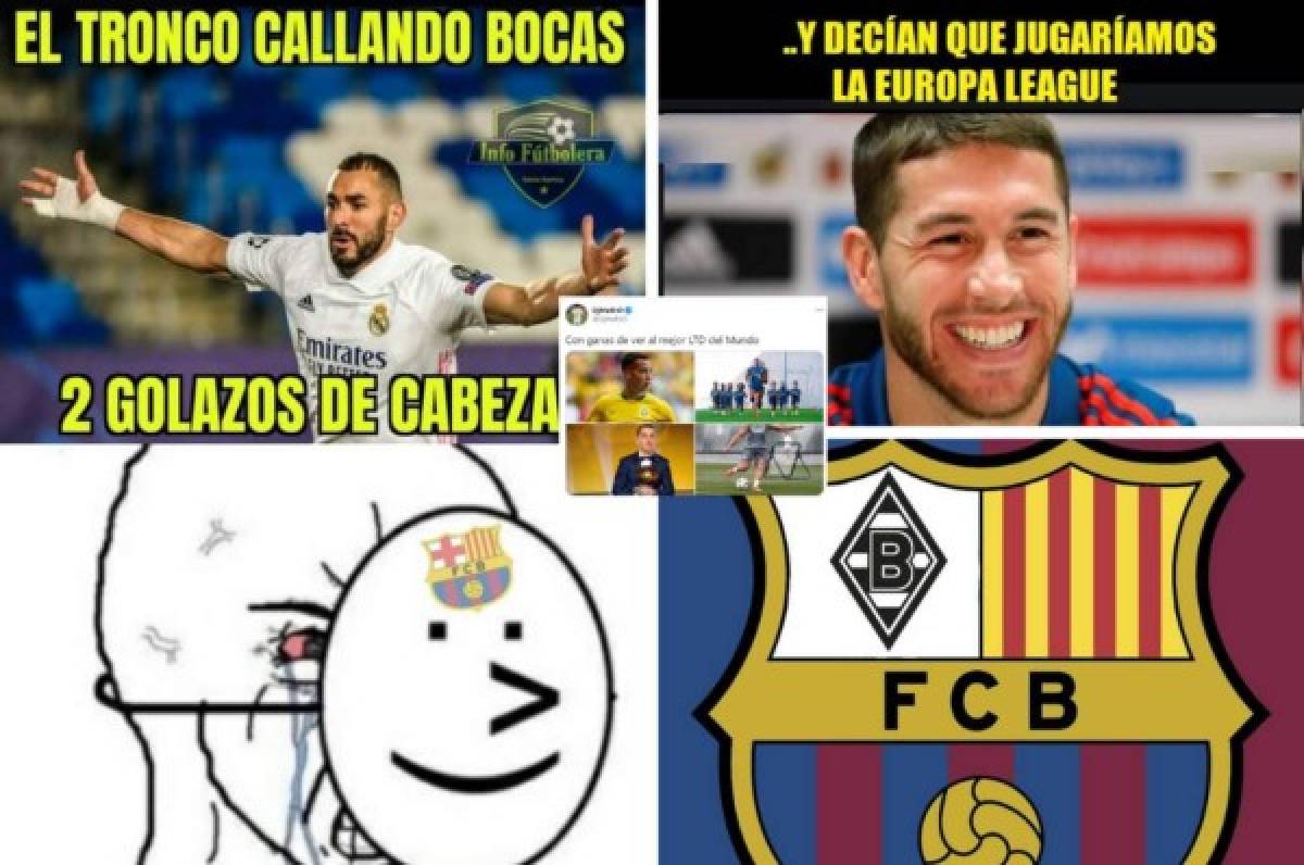 Los memes hacen pedazos al Barcelona para clasificación del Real Madrid a octavos y no a la Europa League  