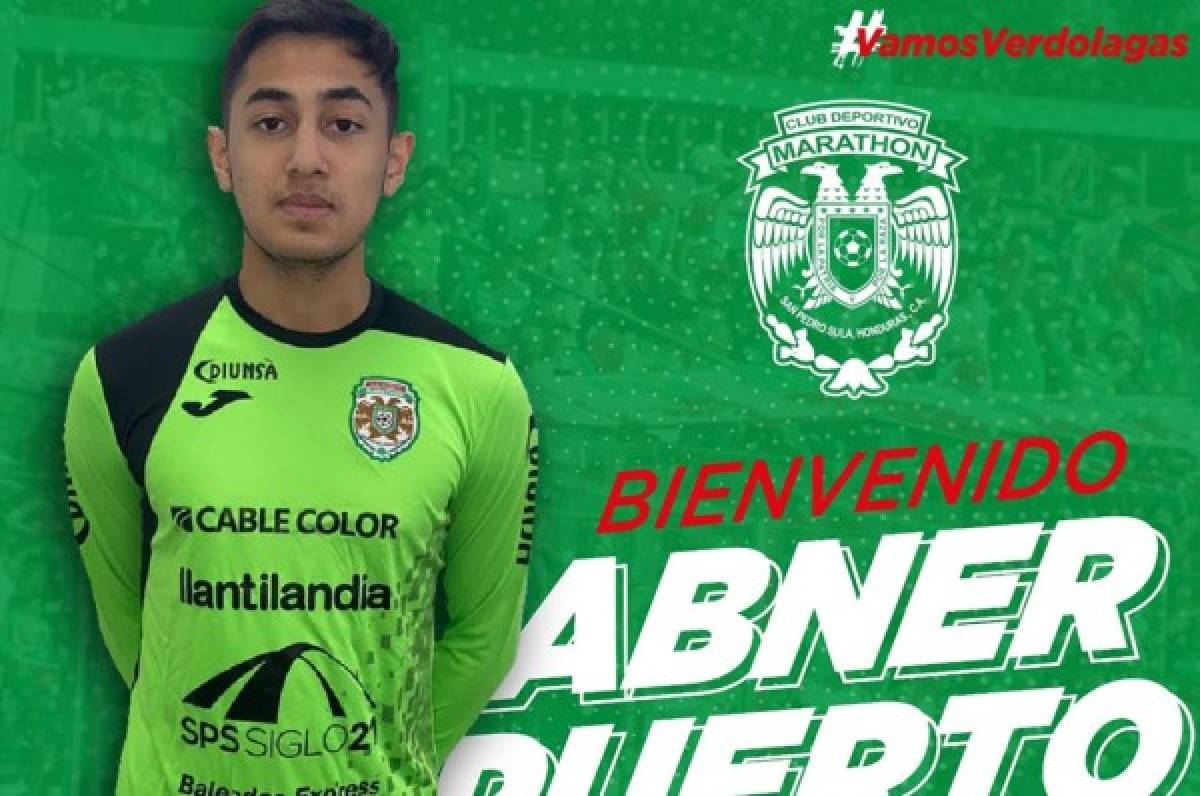 Marathón anuncia el fichaje del joven portero Abner Puerto, hijo del exguardián de Platense, Adalid Puerto