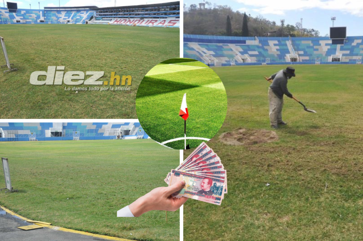 ¿Adiós a la pesadilla? Confirman millonaria suma para cambiar la grama del Estadio Nacional Chelato Uclés