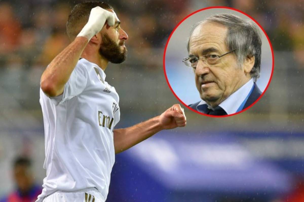 Karim Benzema se molesta y le contesta a presidente de Federación de Francia