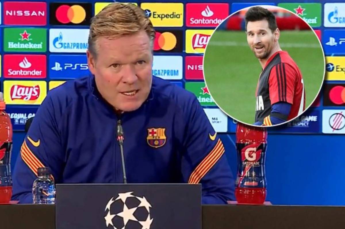 Barcelona: Koeman confirma por qué Messi se pierde otro partido de la Champions League