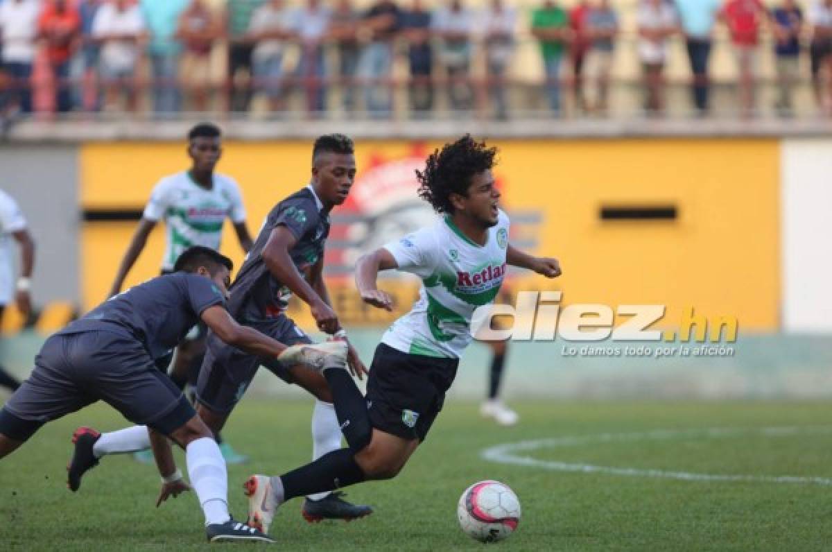 Las imágenes más curiosas que dejó el partido Juticalpa ante Platense