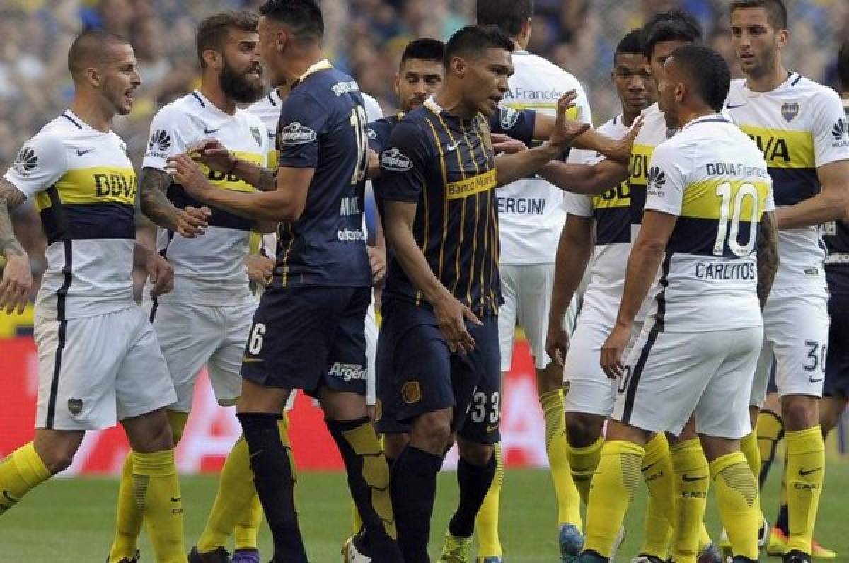 VIDEO: Teo Gutiérrez anota a Boca y desata la furia de los jugadores