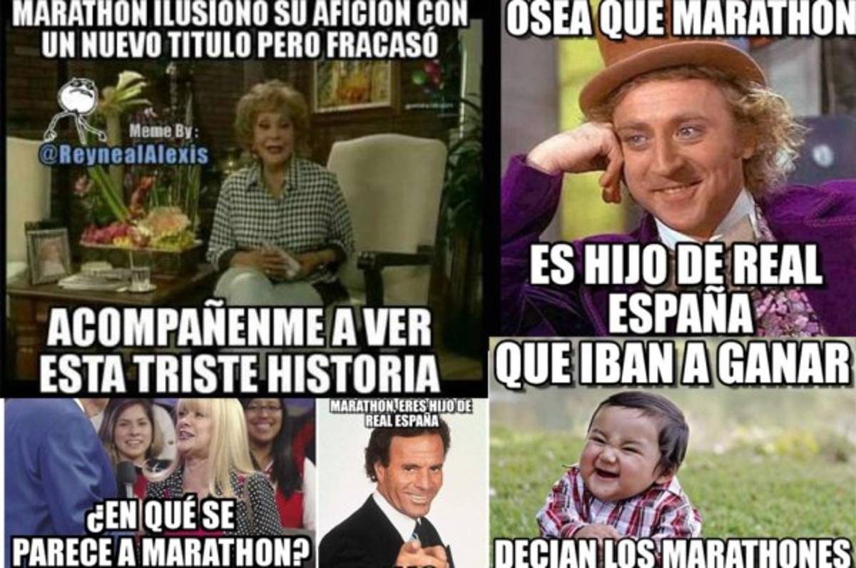 Afición del Real España acribilla de divertidos memes al Marathón tras eliminarlo