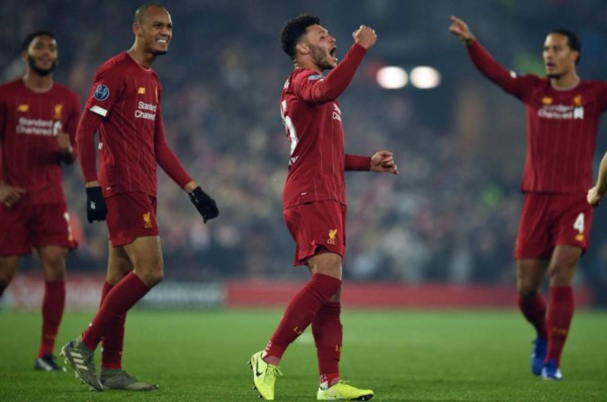 Oxlade-Chamberlain le da la victoria y el liderato del grupo al Liverpool en Champions