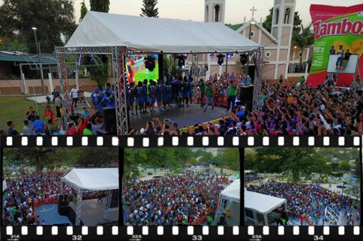 ¡Una locura! Selección de Honduras se llevó un gran cariño de Chamelecón