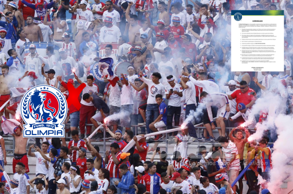 Motagua prohíbe el ingreso de la barra del Olimpia para el choque de ida de semifinales por Liga Concacaf