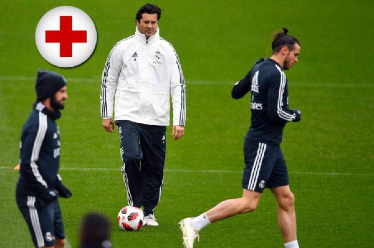 Santiago Solari y la enfermería a atender en el Real Madrid