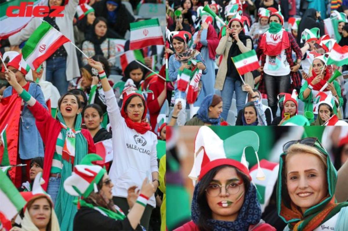 Euforia total: Por primera vez, mujeres asisten a un partido oficial de futbol en Irán