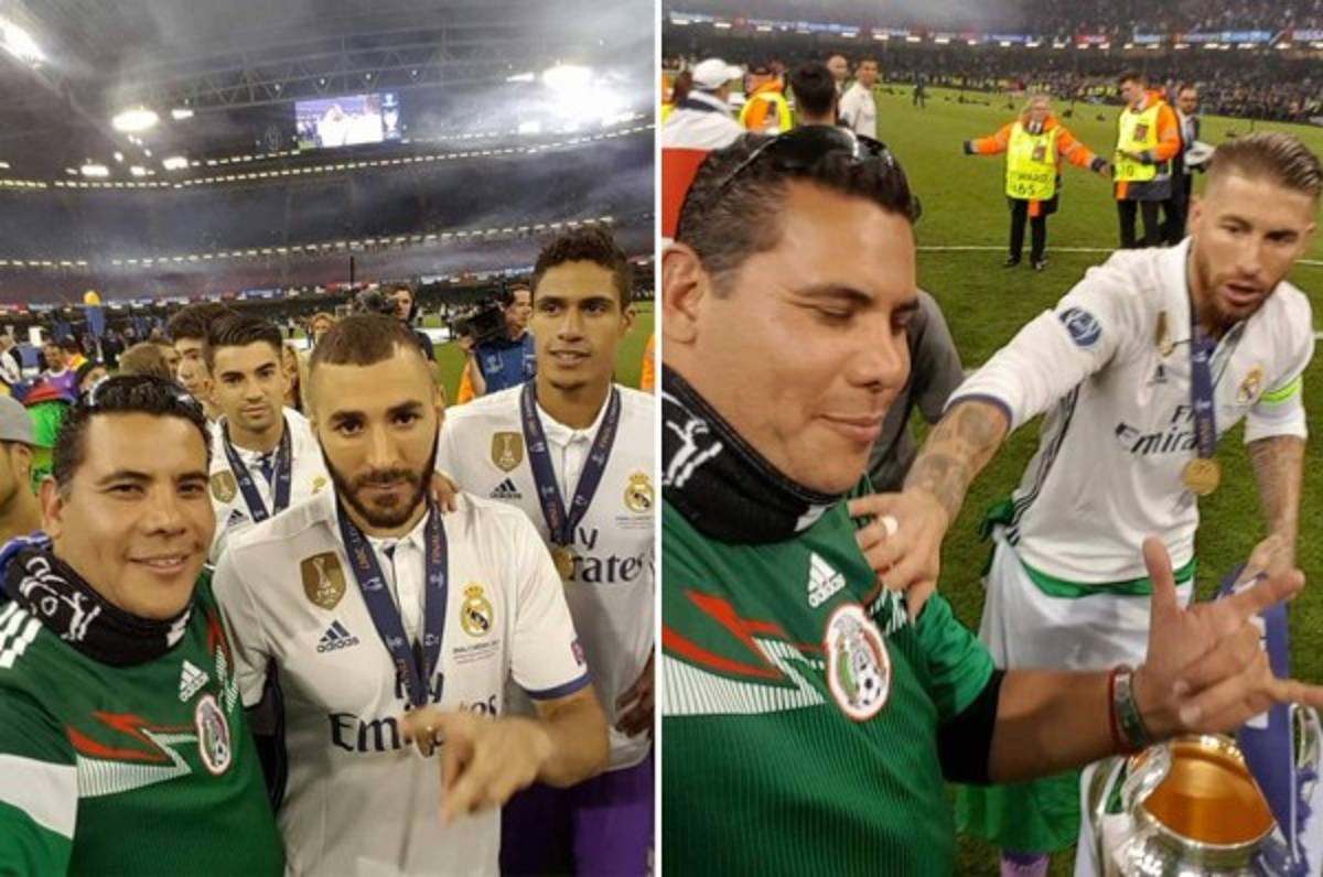 Mexicano relata encontronazo con Ramos en festejos de la Champions