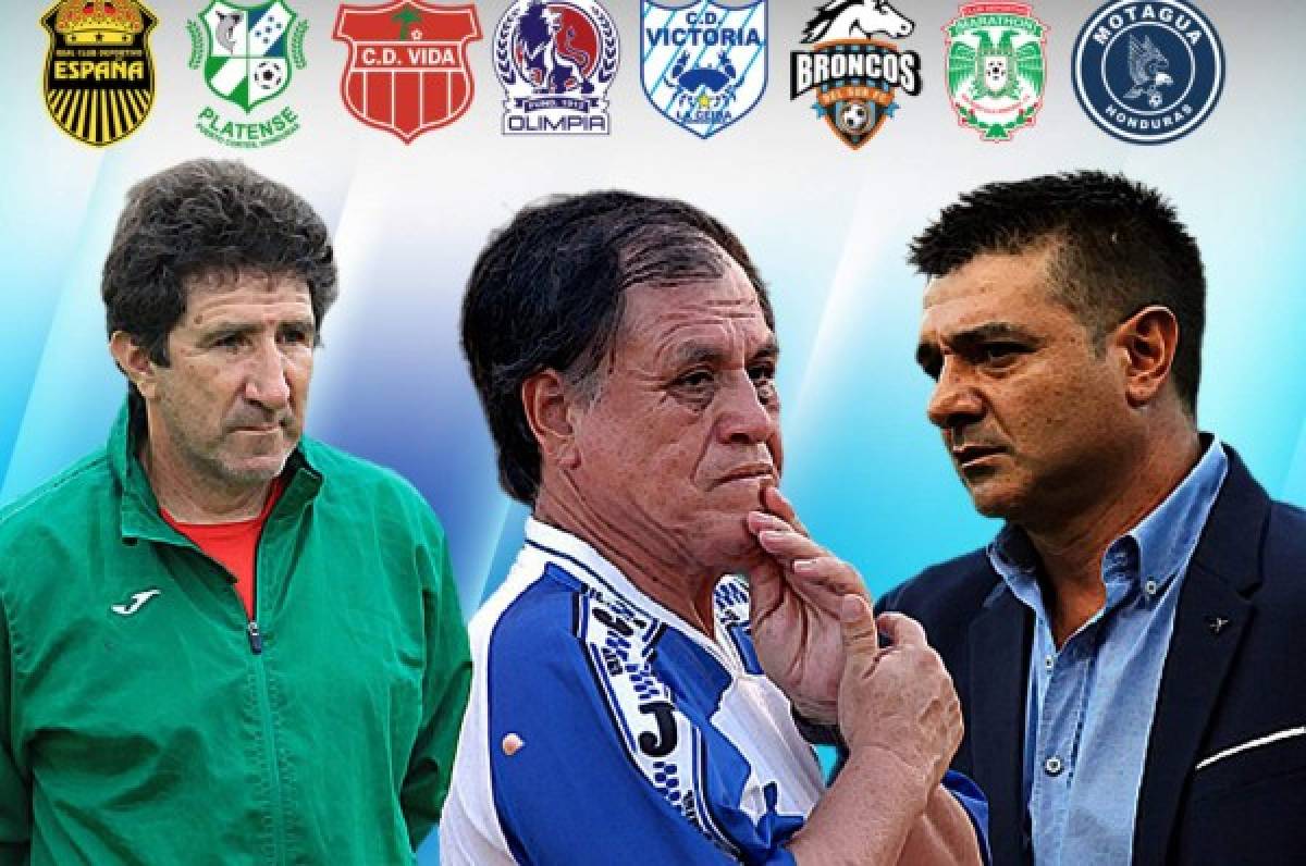 Chelato, inalcanzable y Diego se mete al Top 10: Los técnicos con más partidos dirigidos en Liga Nacional de Honduras