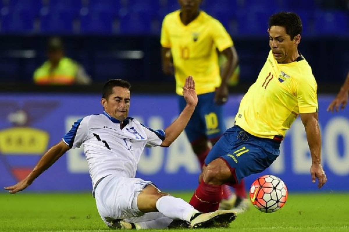 La Selección de Honduras no pudo y fue goleada por Ecuador