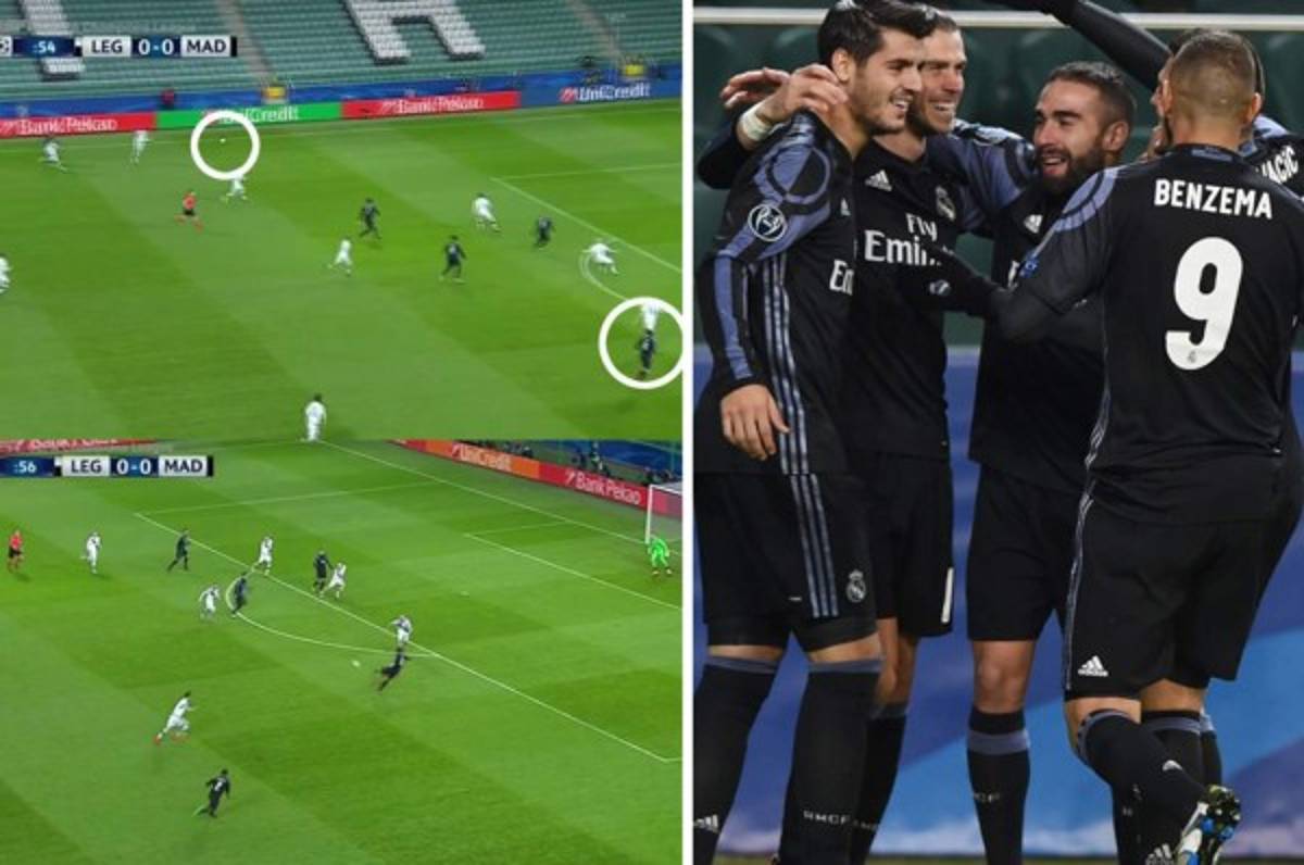 Espectacular gol de volea de Gareth Bale frente al Legia Varsovia