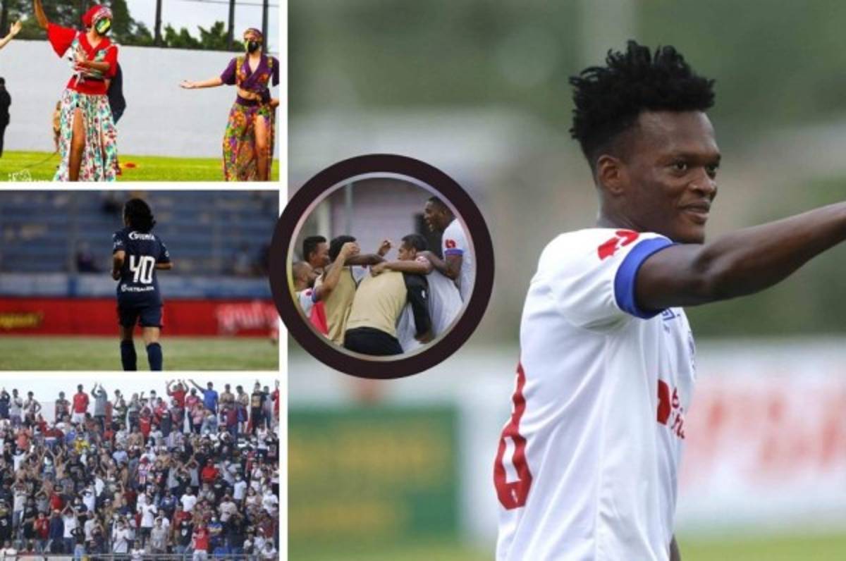 Fotos: Así celebró Félix Crisanto su gol con Olimpia, el show de inauguración y el hijo del 'Nene' Obando debutó