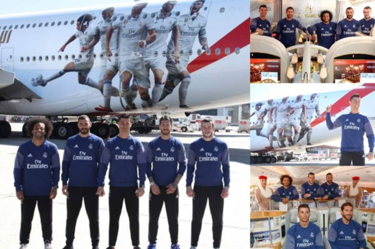 ¡ESPECTACULAR! Así es el nuevo avión del Real Madrid