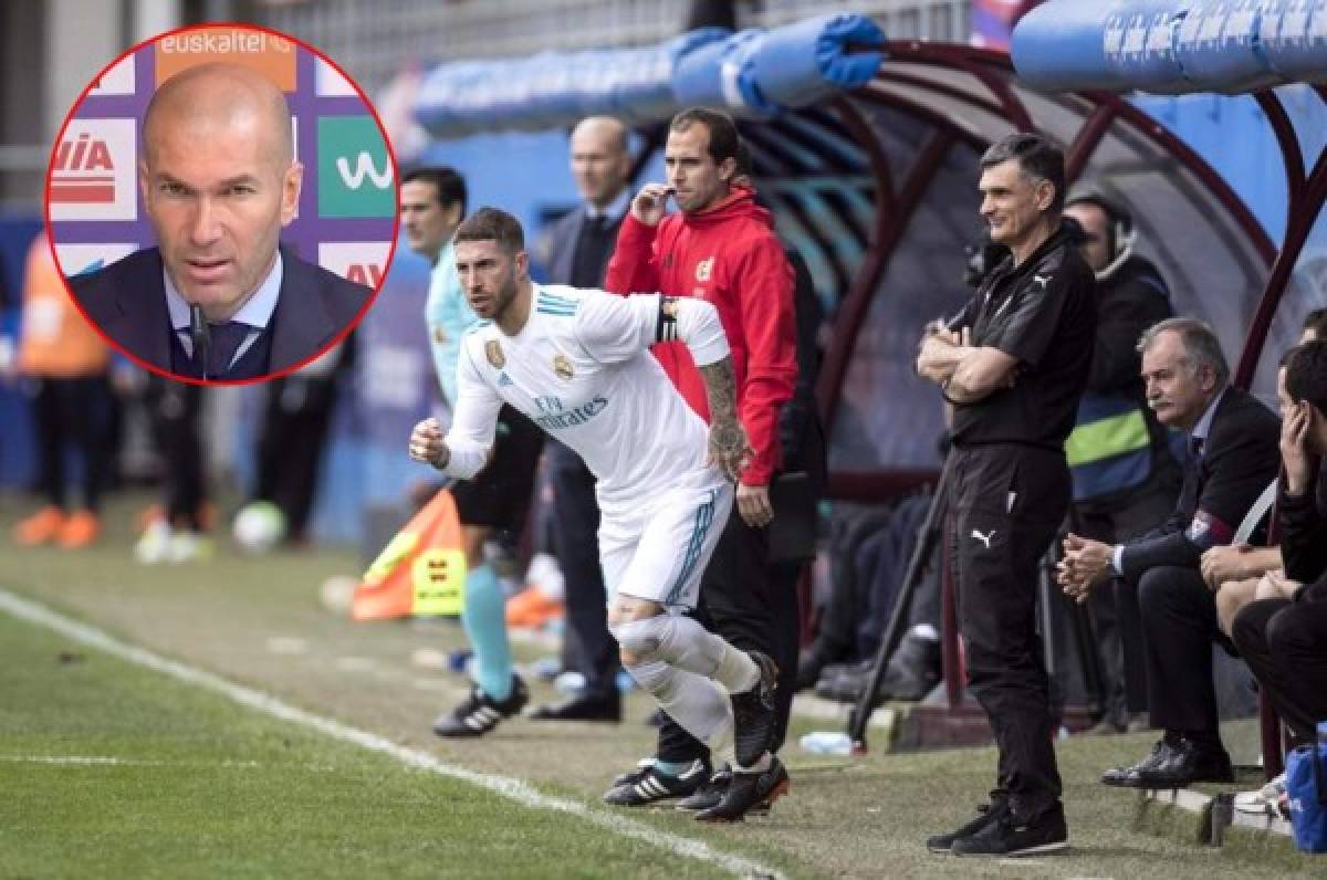 Zidane explica lo que pasó con Sergio Ramos: 'Se ha cagado un poco'