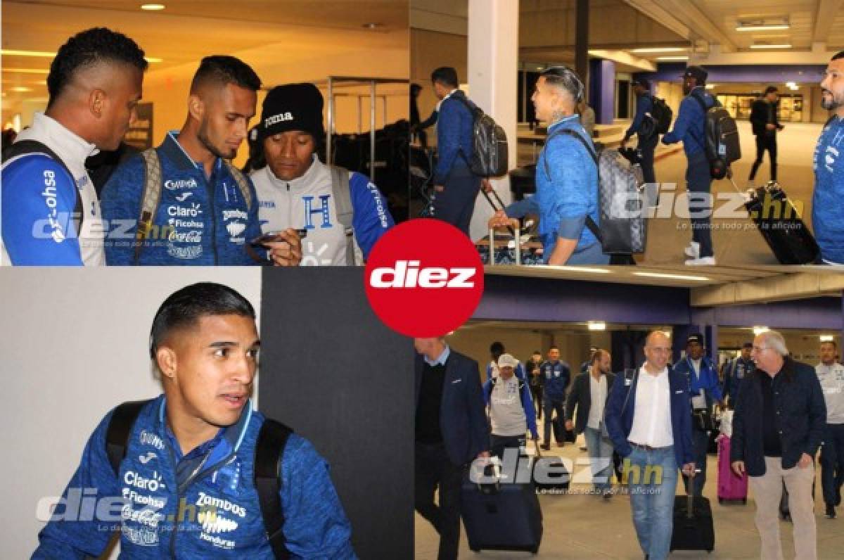 ¿Quién los recibió? La llegada de la Selección de Honduras a New Jersey