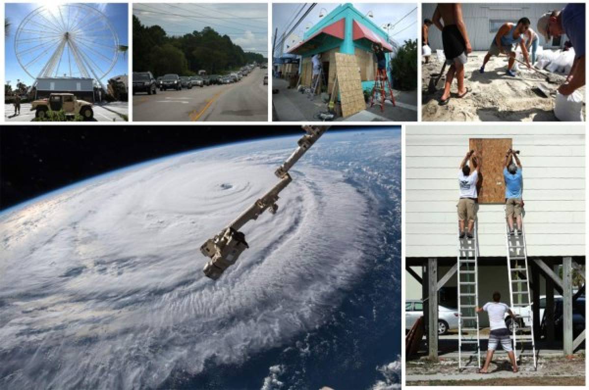 Así esperan en las costas de las Carolinas al poderoso huracán Florence