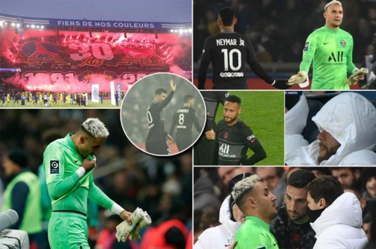 Fotos: Keylor Navas se marcha expulsado en el PSG y así reaccionó Neymar por ser el sacrificado