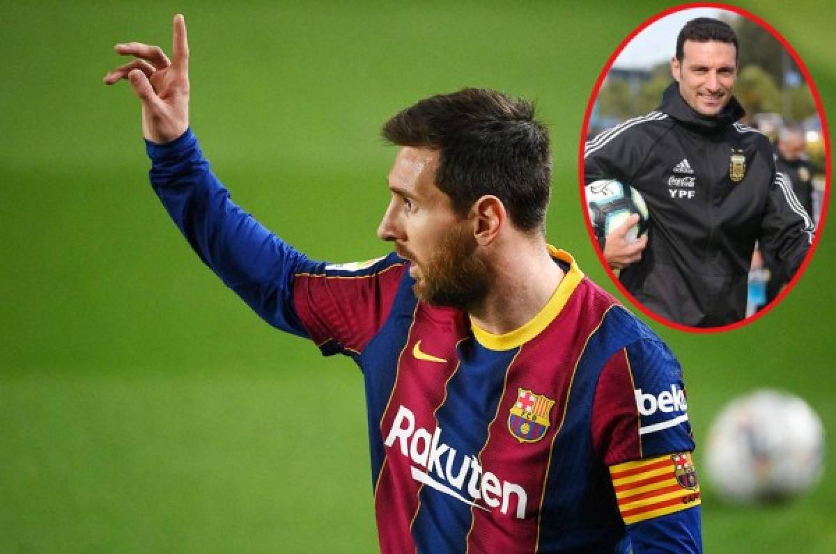 Messi está 'mucho mejor' cuando juega para Argentina, dice el entrenador de la albiceleste Lionel Scaloni