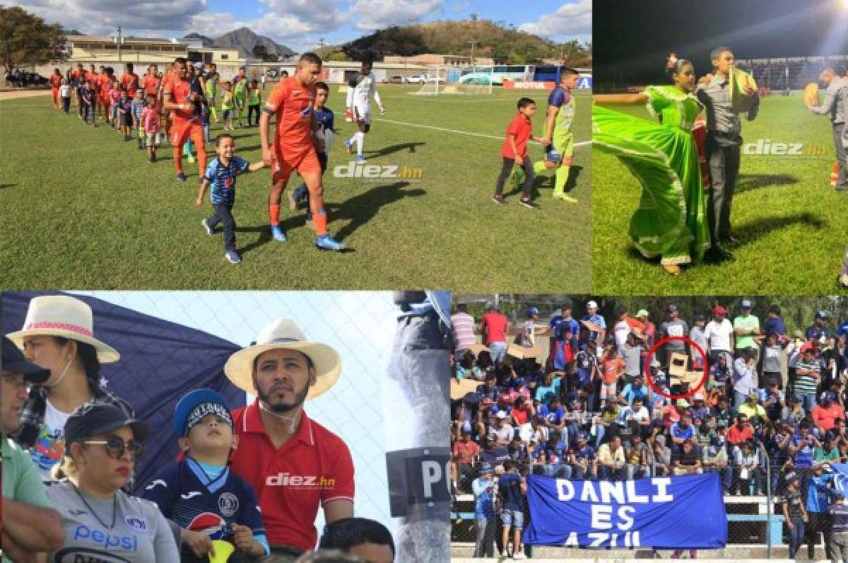 Gesto de Motagua con niños en Danlí, homenaje de Real España y el baile del 'machetazo' en Tocoa  