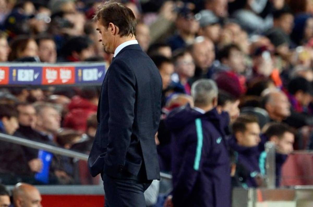 Julen Lopetegui se despidió de los jugadores del Real Madrid en el vestuario