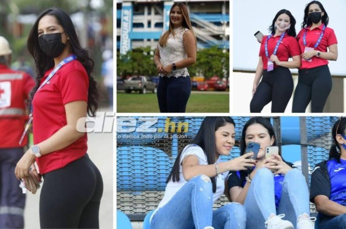 ¿De dónde sale tanta belleza? Las chicas que adornan el Olímpico para el Honduras-Jamaica