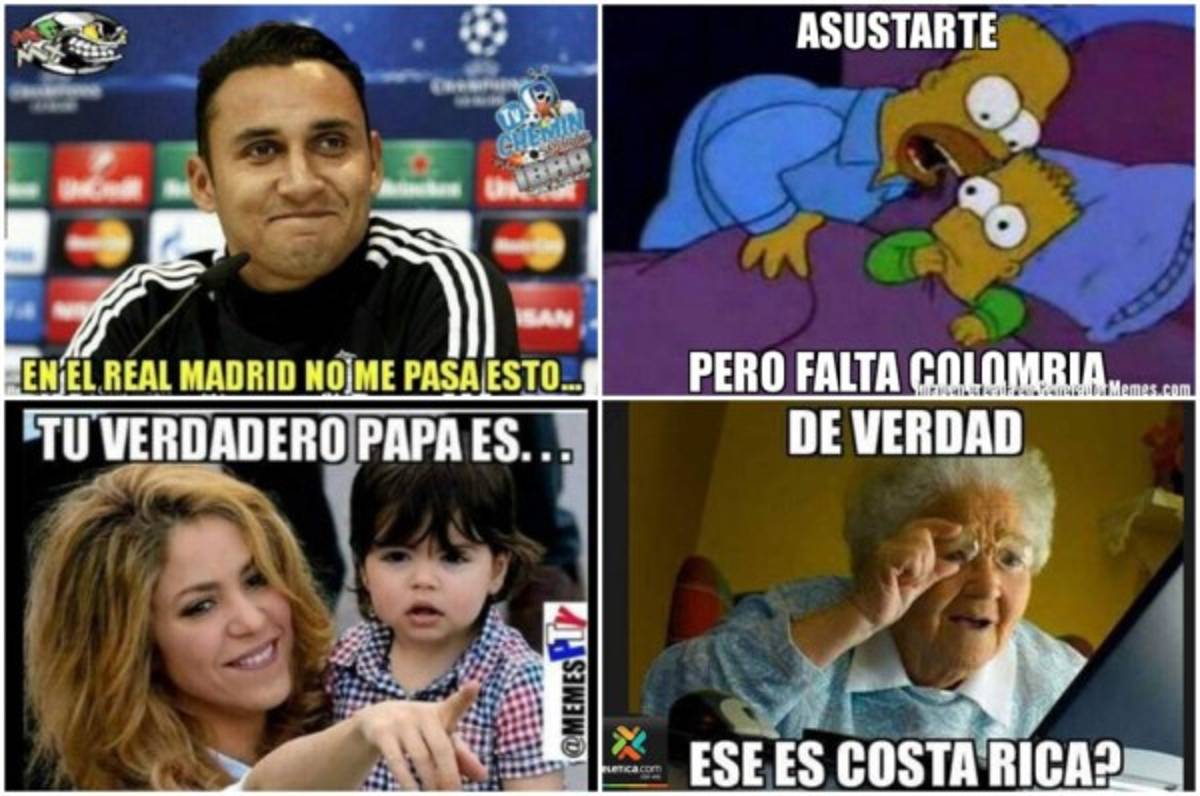 ¡No perdonan! Los divertidos memes de la derrota de Costa Rica ante Colombia