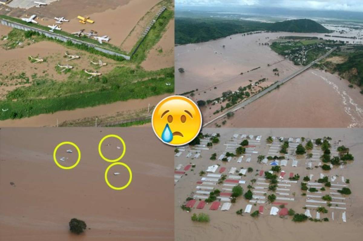 El Valle de Sula en Honduras, bajo el agua por Iota: Las apocalípticas fotografías aéreas