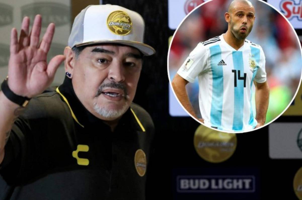 ¡Maradona confiesa por qué no entrenaría a Argentina y arremete contra Mascherano!