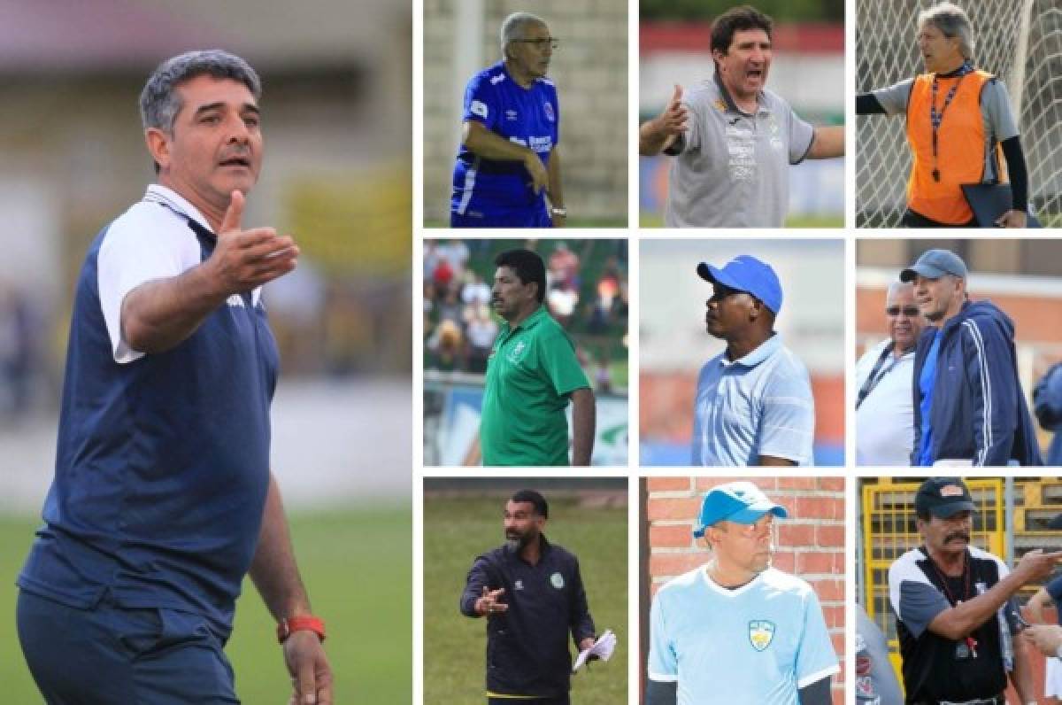 ¡Cuatro se estrenan! Los 10 técnicos de la Liga Nacional para el Clausura 2019