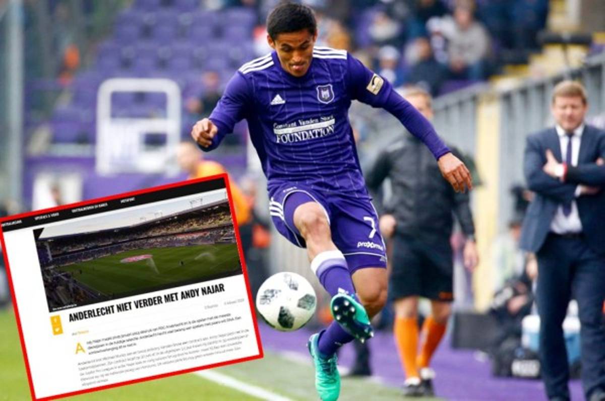 Andy Najar y sus últimos días en el Anderlecht de Bélgica tras siete años en Europa