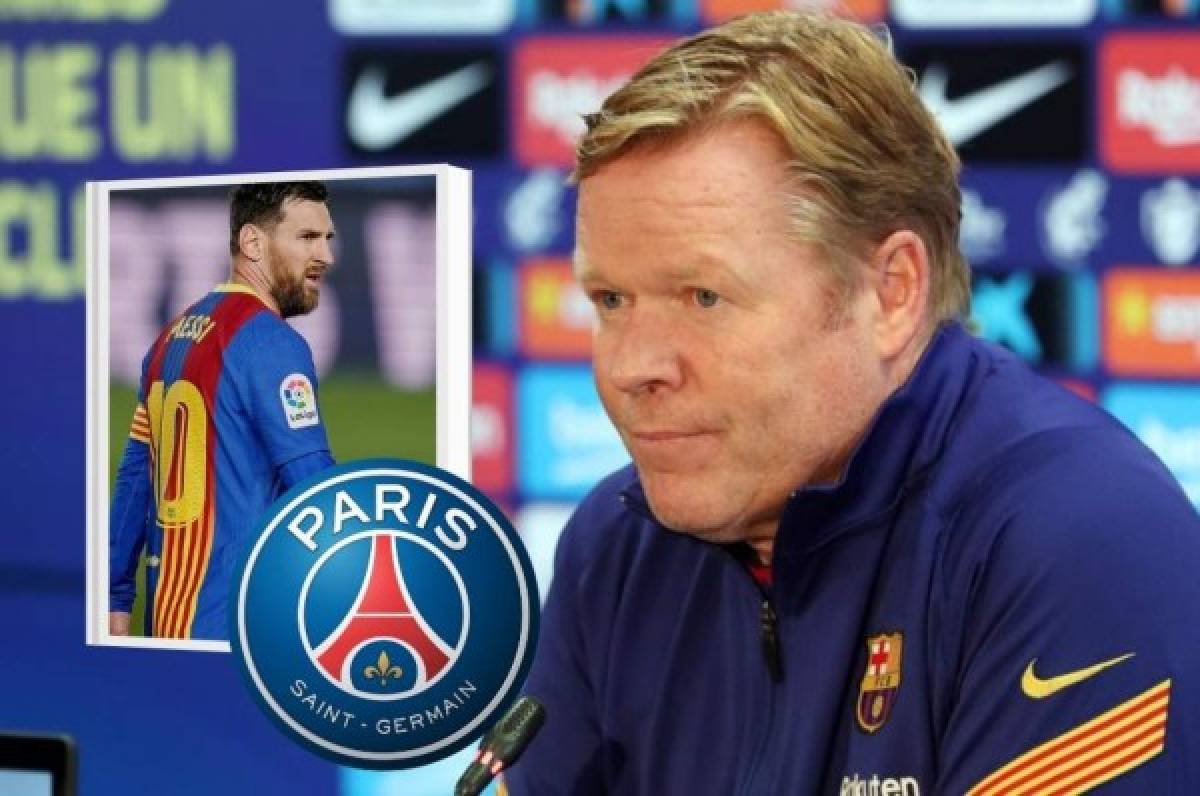 Koeman se pronuncia sobre la oferta del PSG para sacar a Messi del FC Barcelona