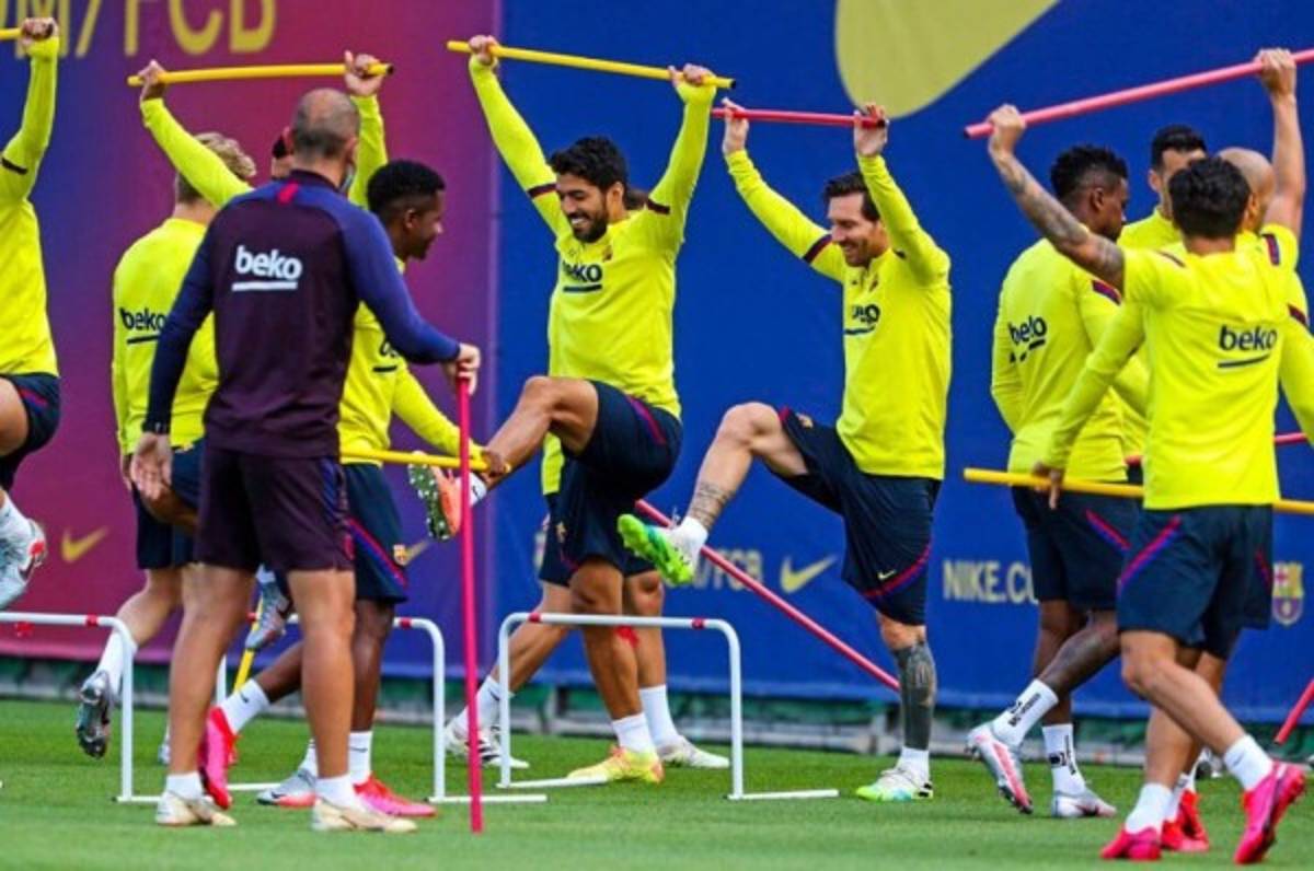 FC Barcelona: Messi vuelve a entrenar con todo el grupo y apunta a Mallorca