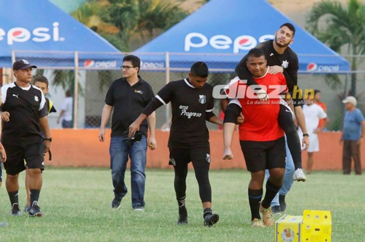 Portero Yustin Pérez se lesiona y es baja para la batalla ante Juticalpa
