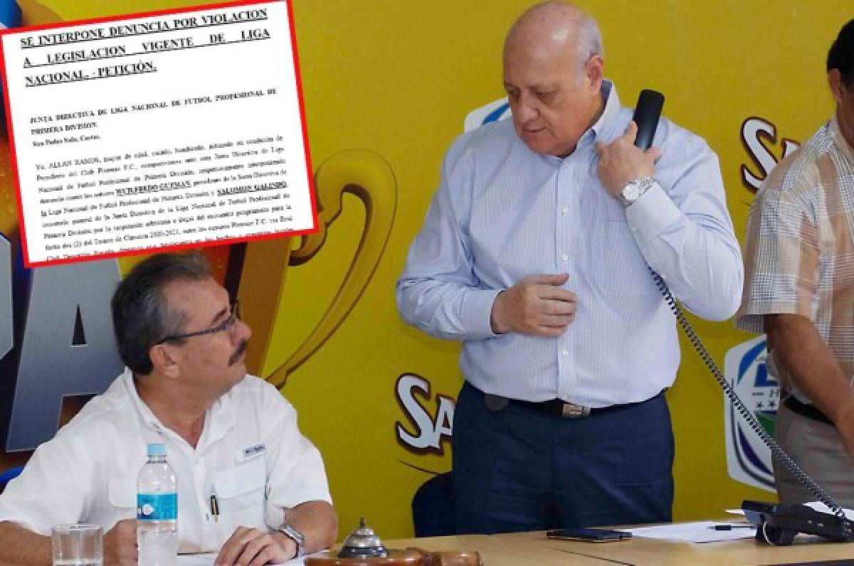 Platense denuncia al presidente y secretario de Liga Nacional por violar la ley al reprogramar juego de Real España
