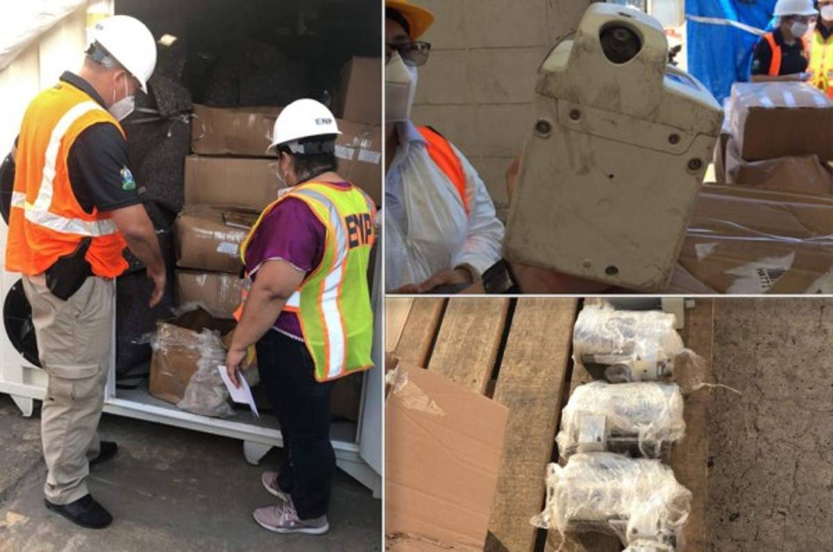 Así se encontraba el equipo médico usado y en mal estado descubierto en los hospitales móviles