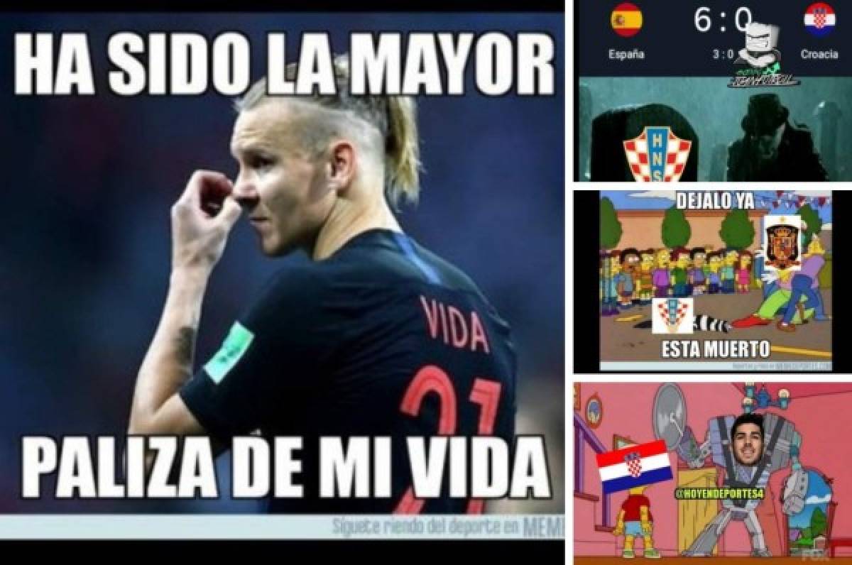 ¡Divertidísimos! Los memes que destruyen a Croacia luego de su humillante derrota ante España