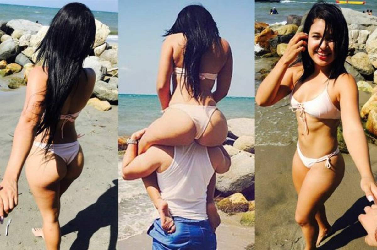 El 'bikinazo' de Jeimi González, la modelo hondureña fanática del Marathón