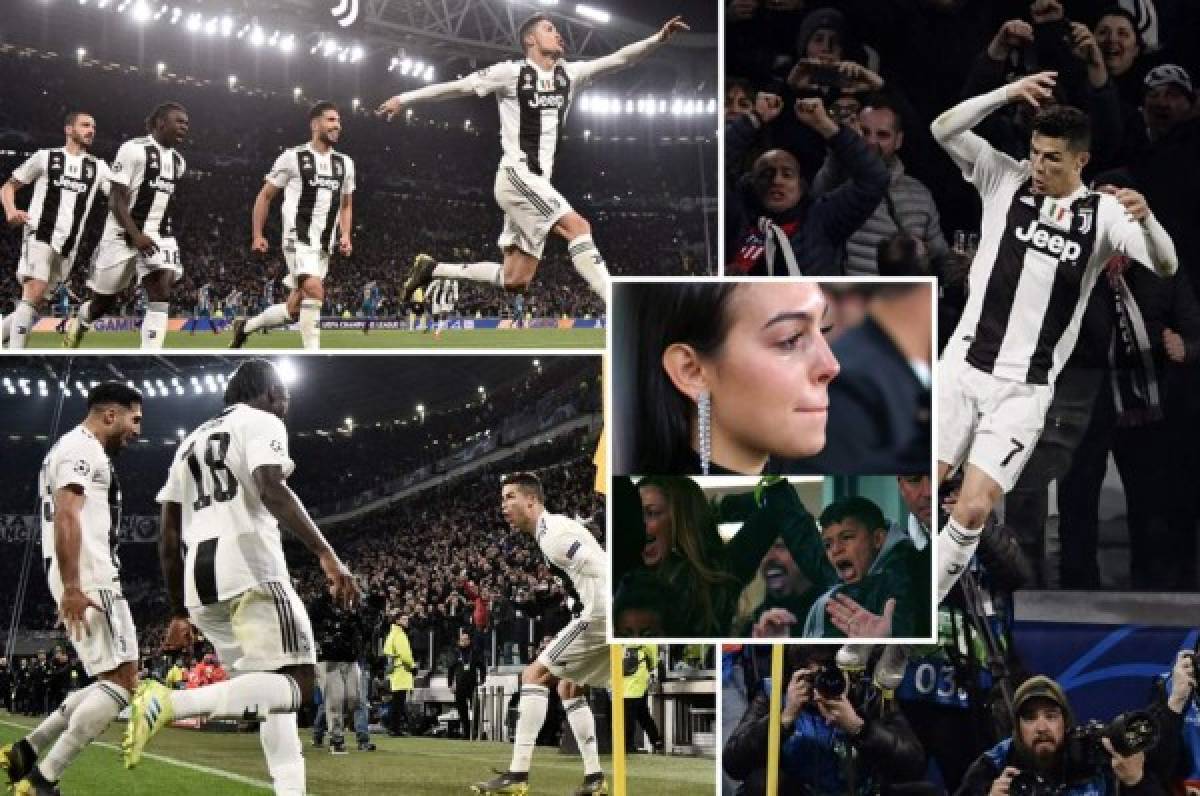 En fotos: La noche mágica de Cristiano en Turín, las lágrimas de Georgina y la euforia de Cristiano JR.  