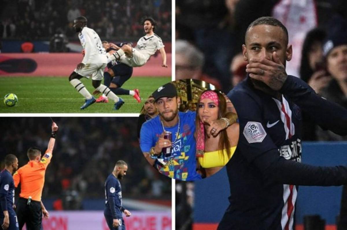 ¿Lo hizo para irse al carnaval de Río? Neymar se deja expulsar y arma la polémica en el PSG