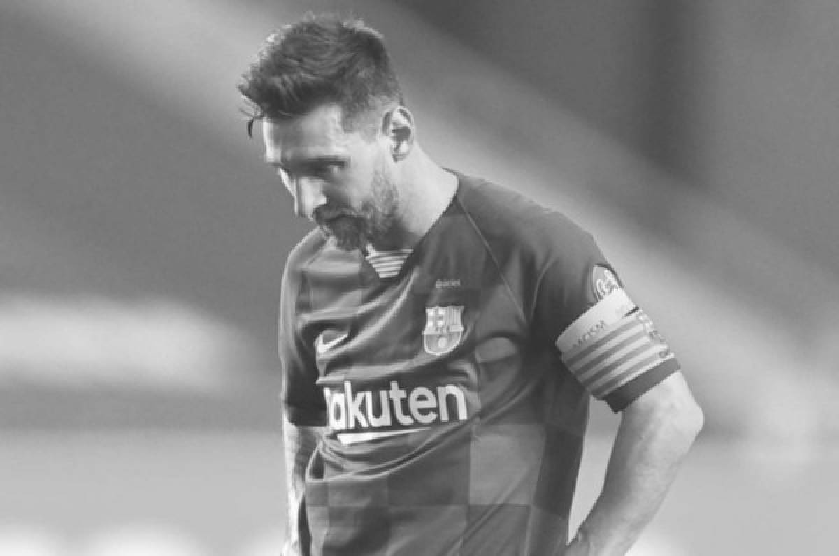 ¡Abatido! La primera reacción de Lionel Messi al darse cuenta que está fuera del FC Barcelona