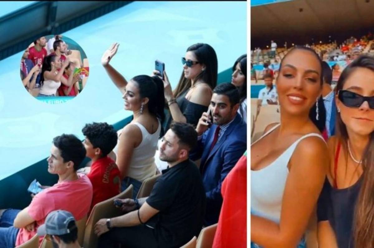 Bellezas: Georgina Rodríguez y sus amigas deslumbran en el estadio durante el Portugal-Bélgica