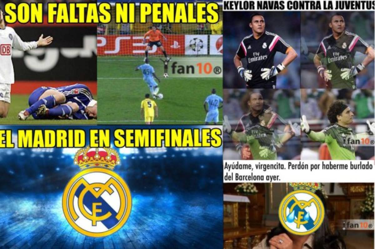 Memes: Hacen pedazos al Real Madrid por el sufrido pase a semifinales ante Juventus