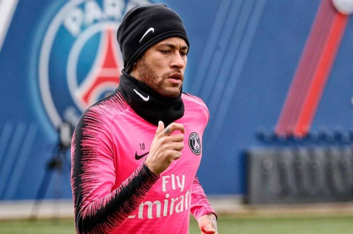 Tensión: Neymar regresa a los entrenamientos del PSG y pensando en el Barcelona