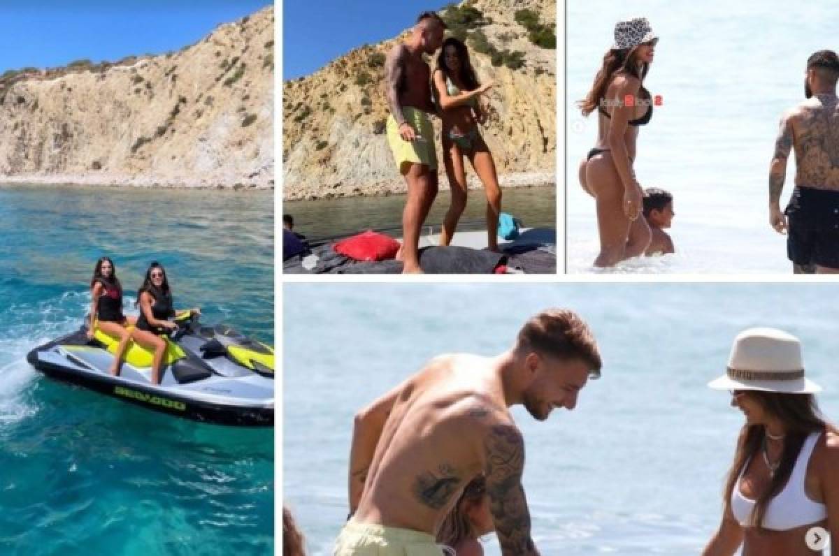 Picantes fotos: Ganaron la Eurocopa y se llevaron a sus infartantes mujeres de vacaciones