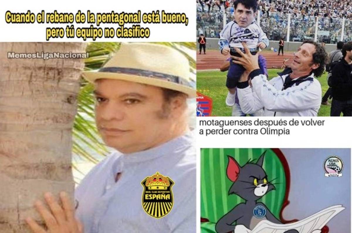 Las mejores burlas para Marathón, Motagua y hasta Real España en la pentagonal