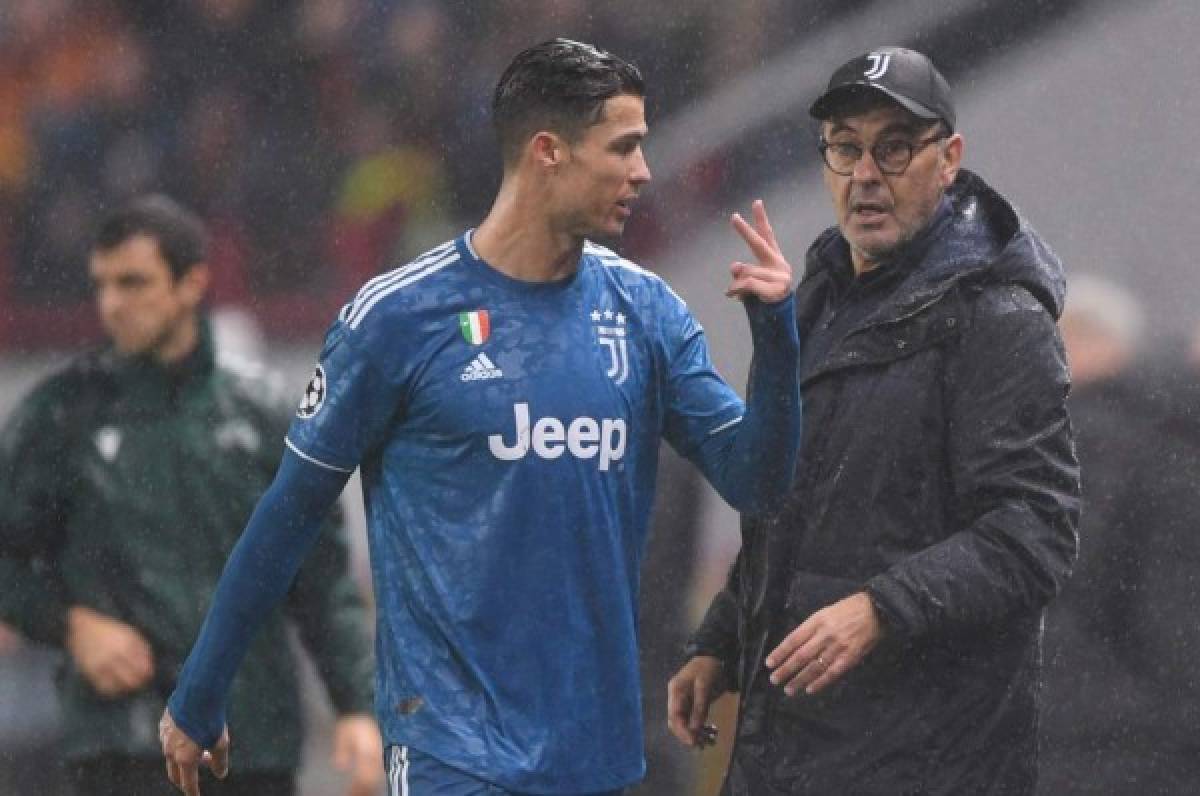 Sarri lo deja afuera: 'Al 99%, Cristiano Ronaldo no estará contra el Atalanta'