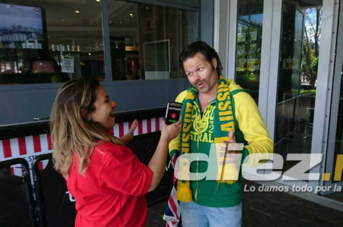 El mensaje de hincha australiano a hondureños: 'Que gane el mejor'